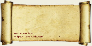 Denis Peranović vizit kartica